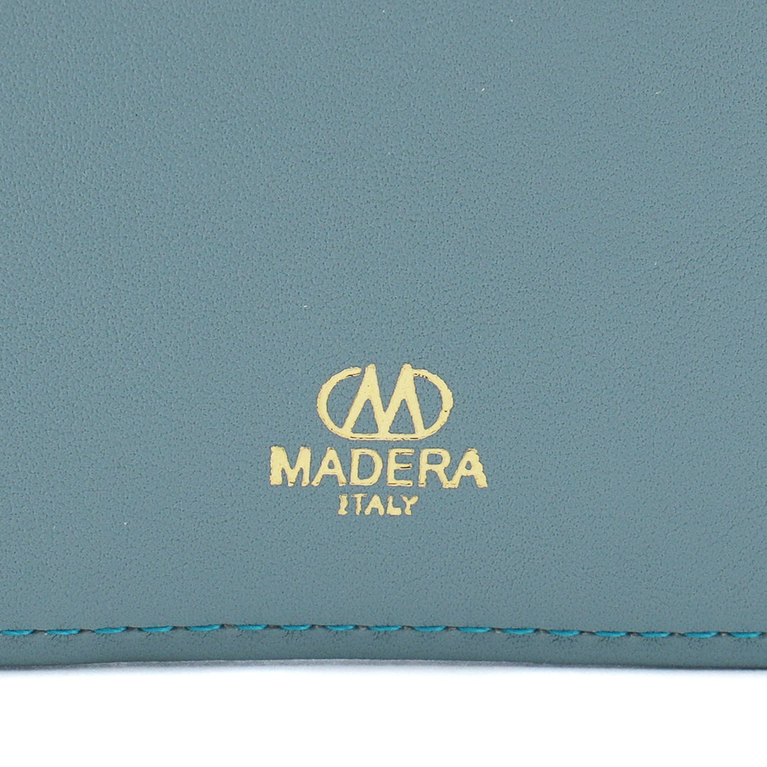 イタリアンレザークロコ型押 スマホお財布機能ポシェット MADERA(マデーラ)