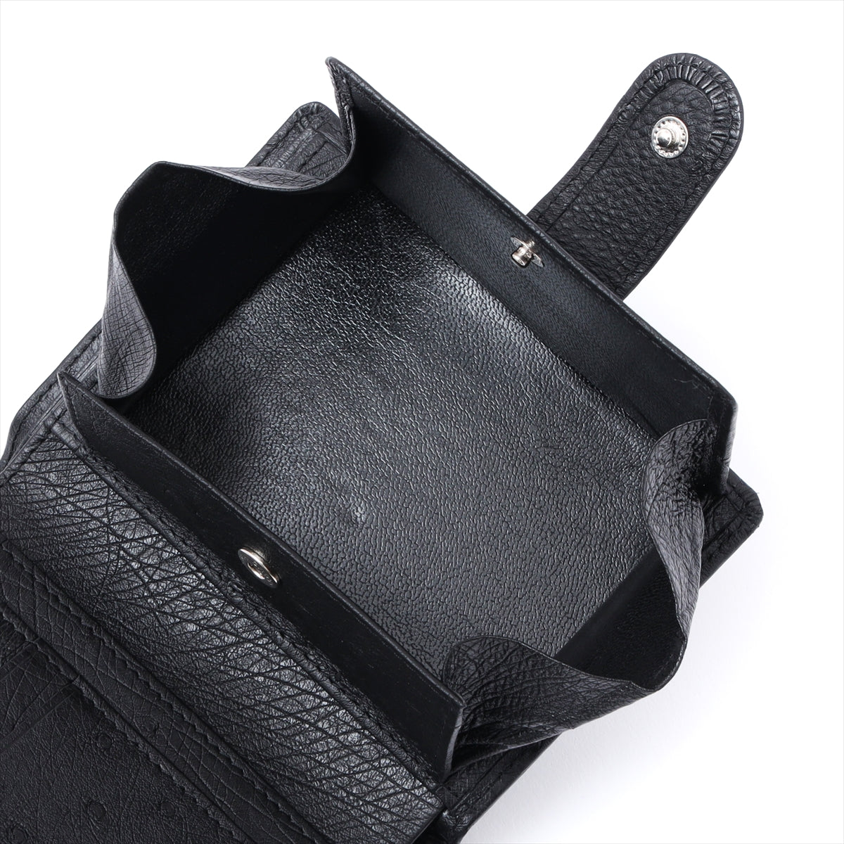 日本製 オーストリッチ角ベロ付財布 – ELZION