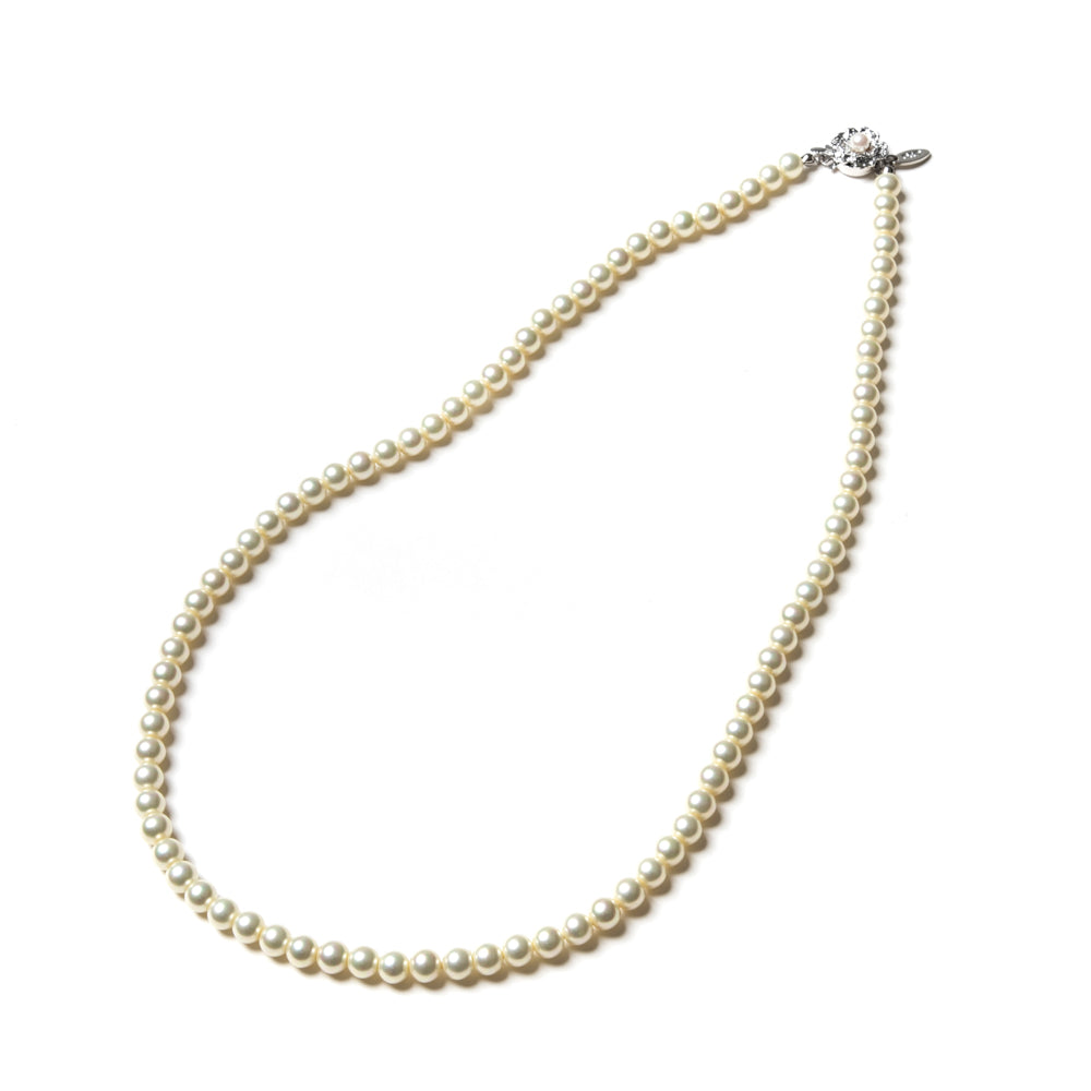 Long pearl necklace and earrings set YUKIKO HANAI