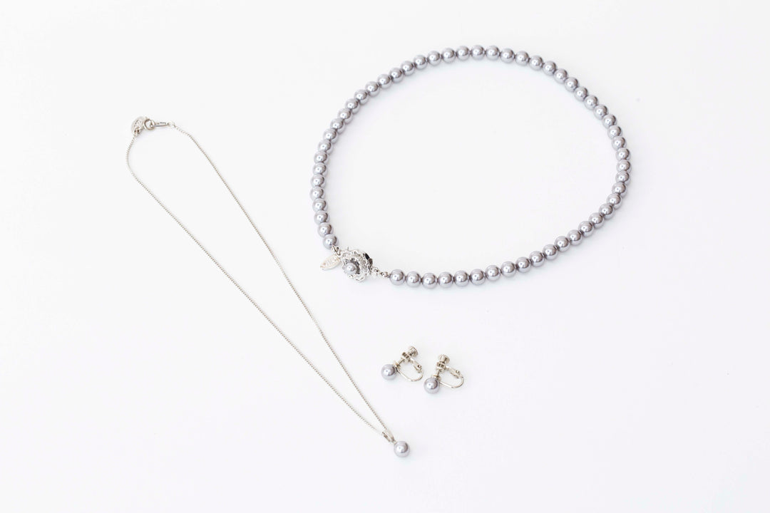 6mm shell pearl 3 piece set YUKIKO HANAI