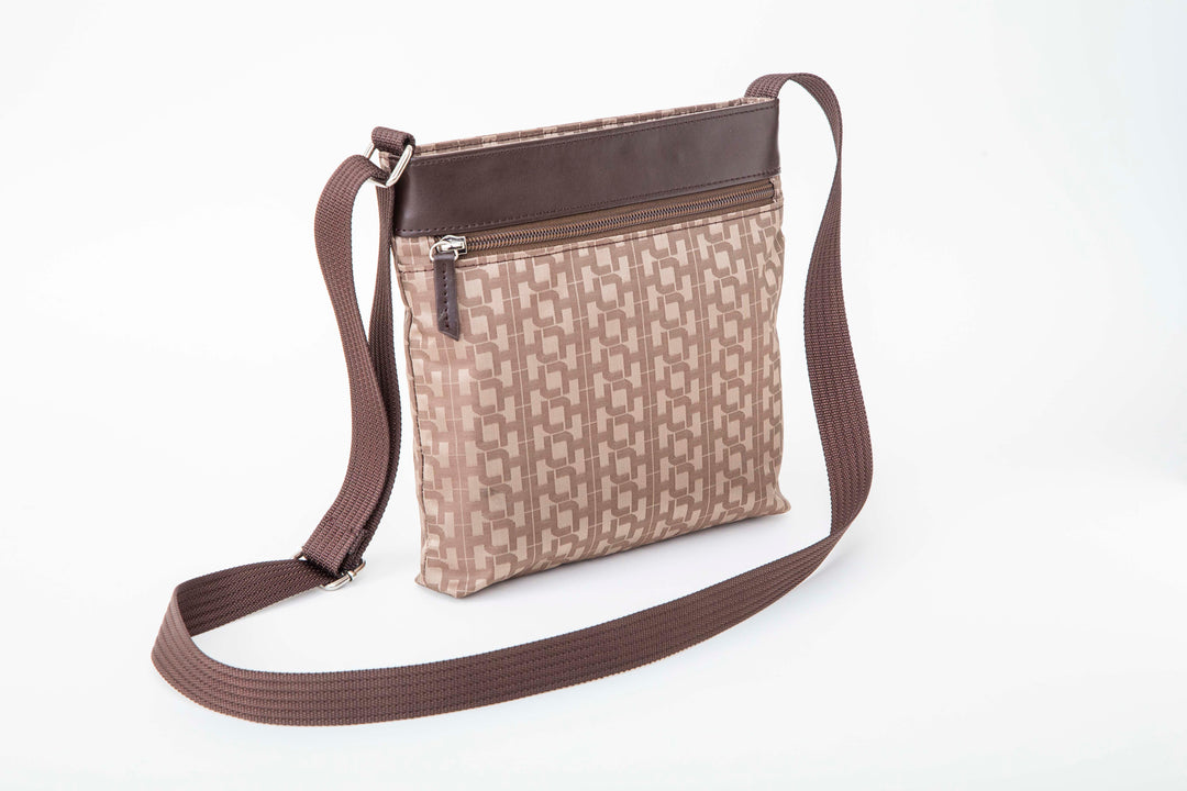 Jacquard shoulder bag (with inner pocket) H/L (Ash/L)
