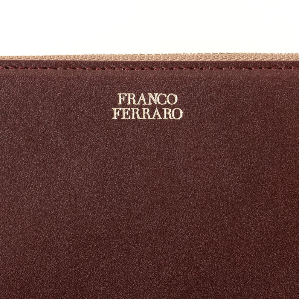 日本製牛革ラウンドファスナー財布 FRANCO FERRARO(フランコフェラーロ 